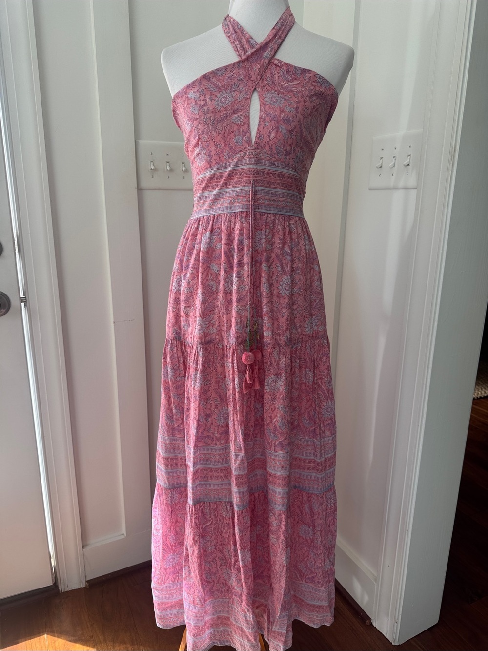 Tuckernuck Bell By Alicia Bell Halter Dress Size S - Picture 2 of 10